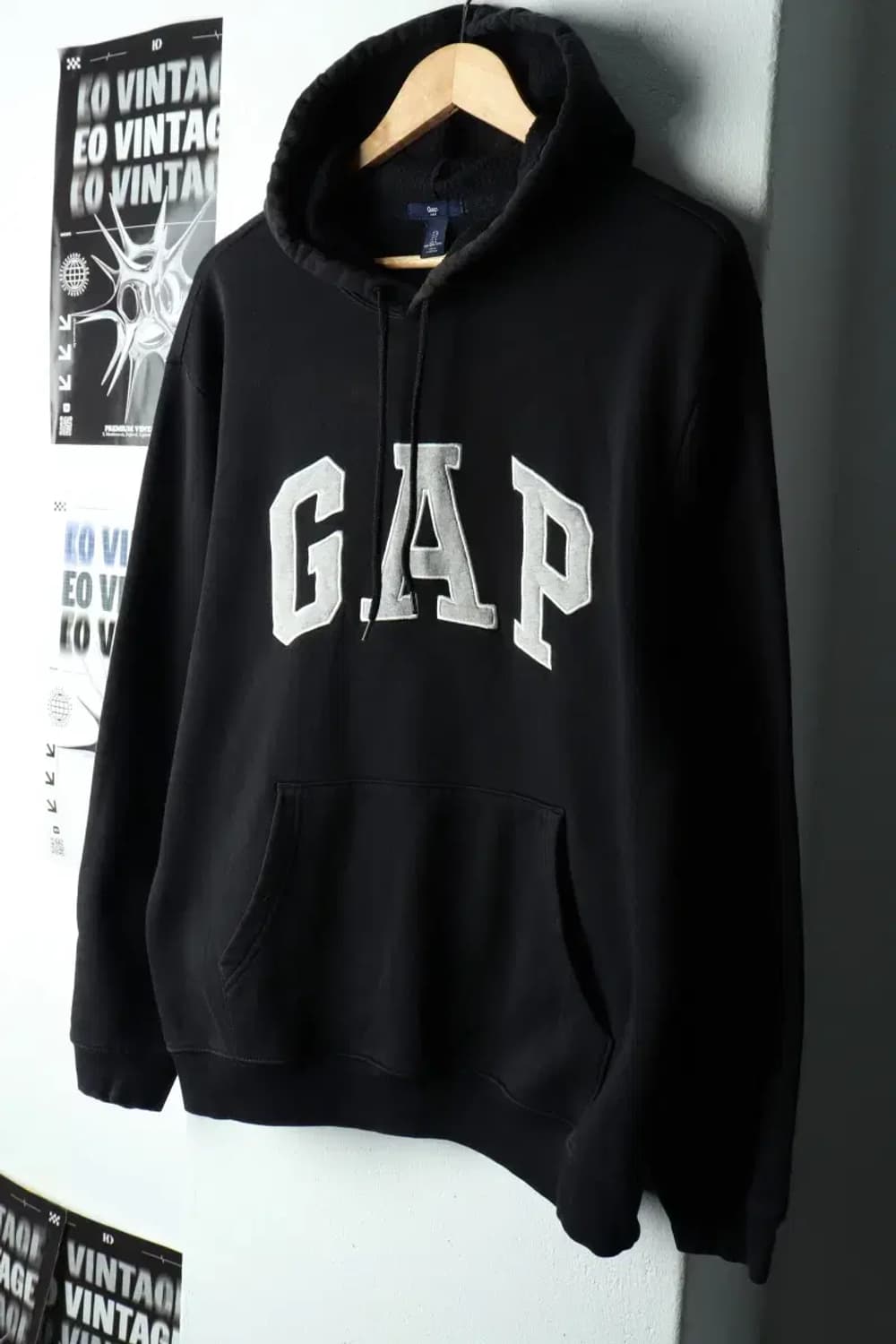 (L-XL) 갭 후드티셔츠 빅로고 기모 국룰 엠보-15FF9 상품이미지1