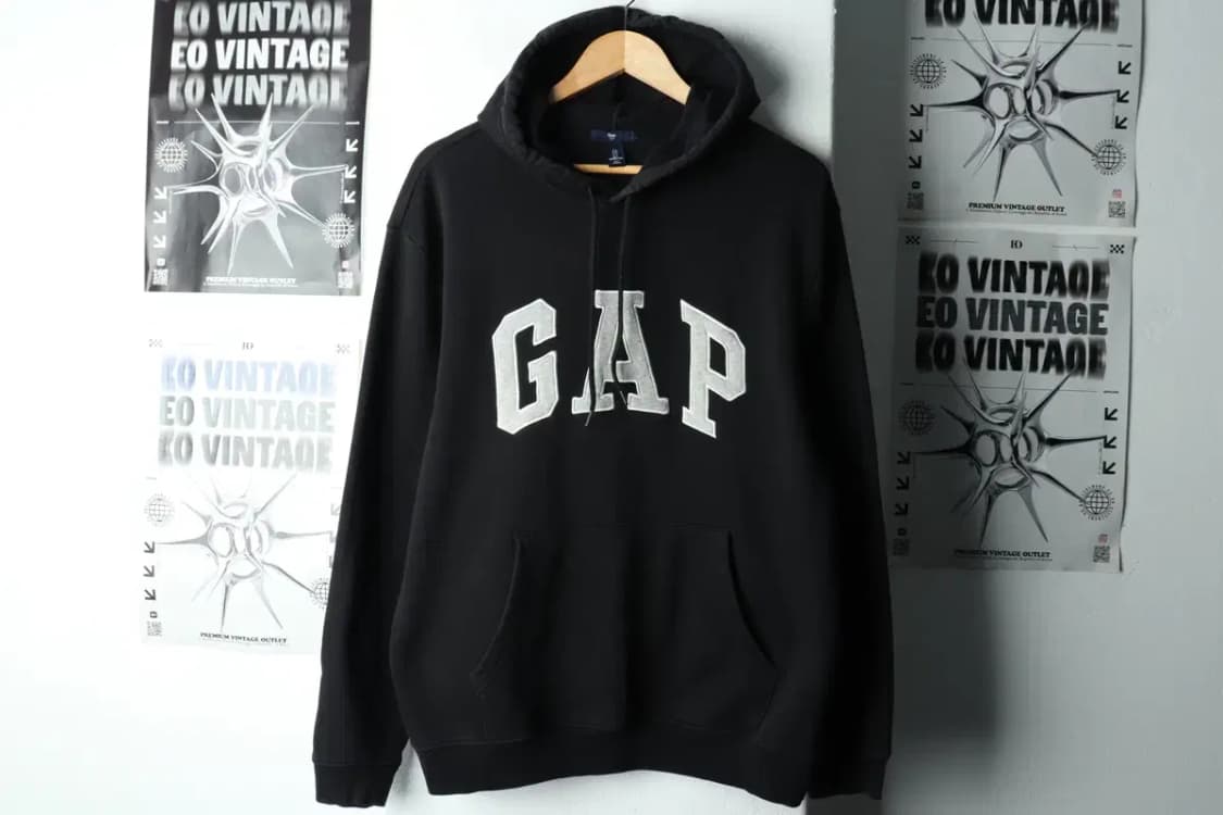 (L-XL) 갭 후드티셔츠 빅로고 기모 국룰 엠보-15FF9 상품이미지2