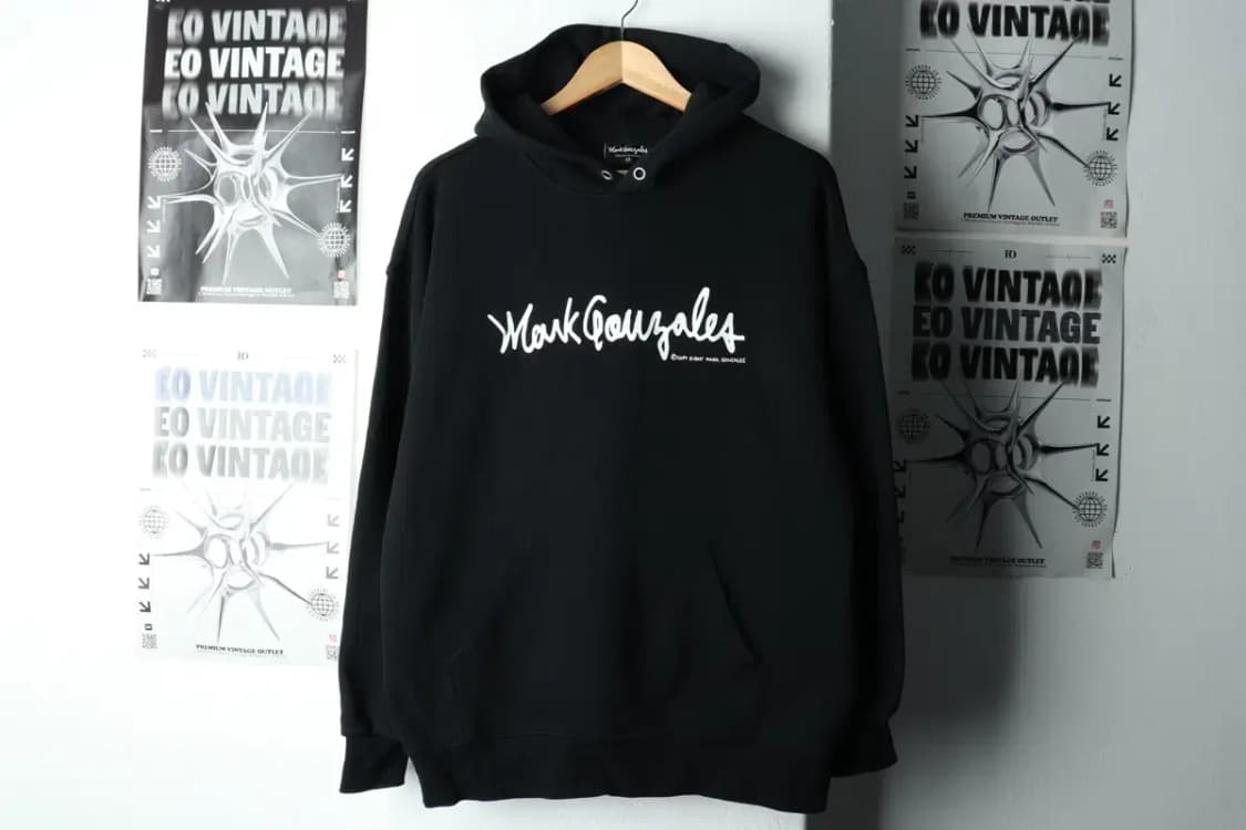 (M-L) 마크곤잘레스 후드티셔츠 빅로고 블랙 올드스쿨-15FFE 상품이미지2