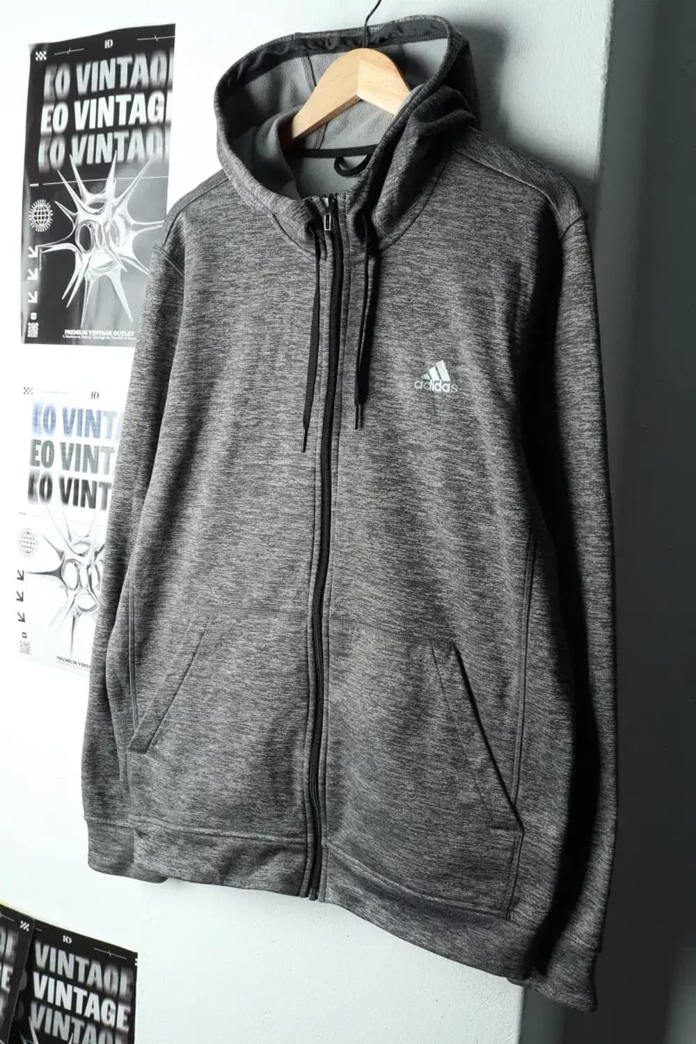 (3XL) 아디다스 후드집업 빅사이즈 기모 폴리-15FFF 상품이미지1