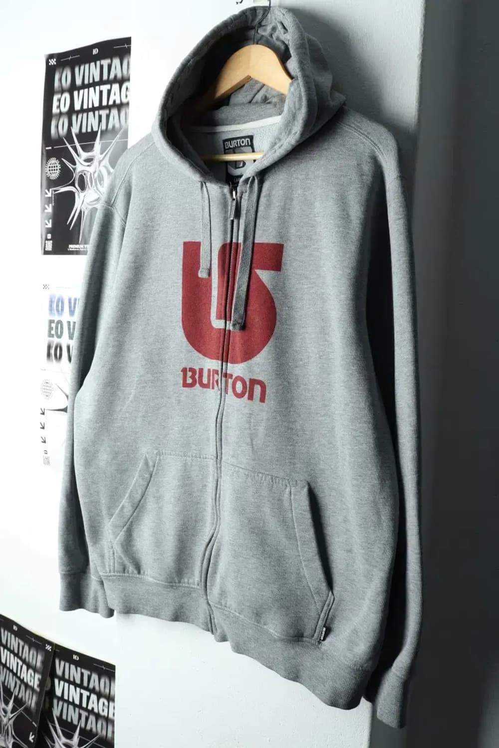 (L-2XL) 브랜드빈티지 후드집업 보드 버튼 기모 올드스쿨-16003 상품이미지1