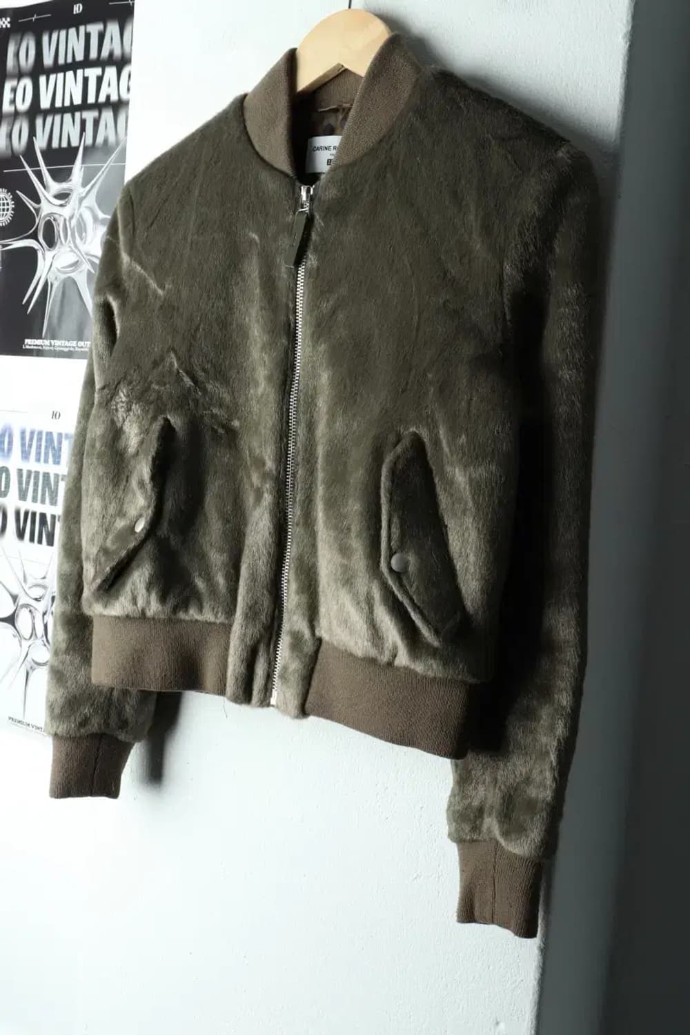 W(M-L) 유니클로 집업 바람막이 점퍼자켓 카린로이펠드 퍼-16005 상품이미지1