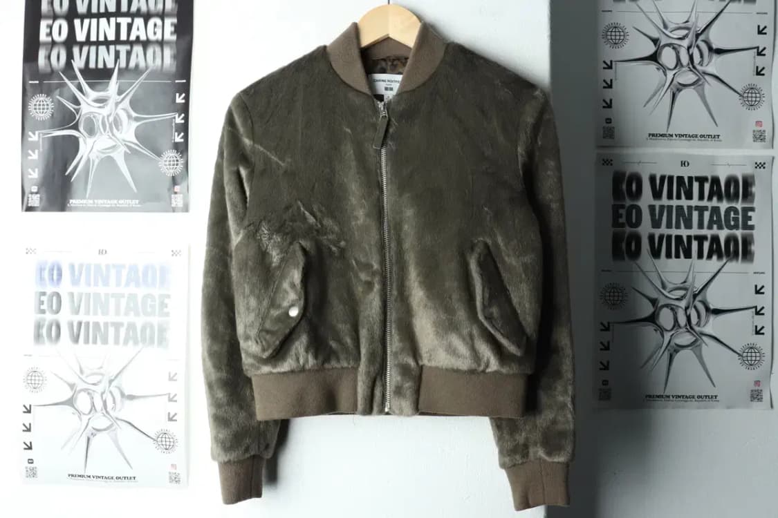 W(M-L) 유니클로 집업 바람막이 점퍼자켓 카린로이펠드 퍼-16005 상품이미지2