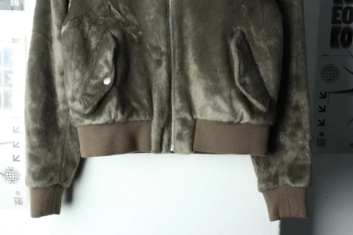 W(M-L) 유니클로 집업 바람막이 점퍼자켓 카린로이펠드 퍼-16005 상품이미지4