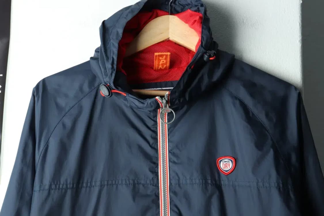 (M-L) 슈퍼드라이 집업 바람막이 점퍼자켓 블루 올드스쿨-16006 상품이미지3