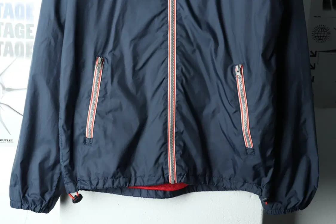 (M-L) 슈퍼드라이 집업 바람막이 점퍼자켓 블루 올드스쿨-16006 상품이미지4