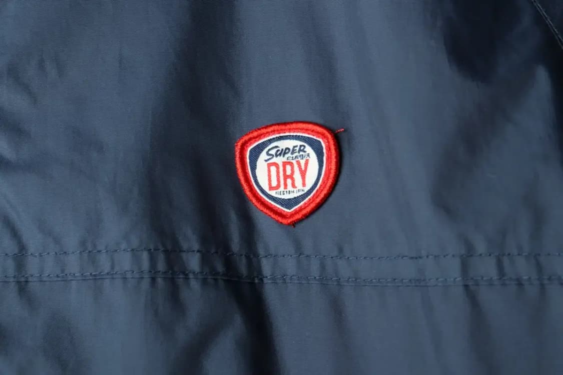 (M-L) 슈퍼드라이 집업 바람막이 점퍼자켓 블루 올드스쿨-16006 상품이미지5