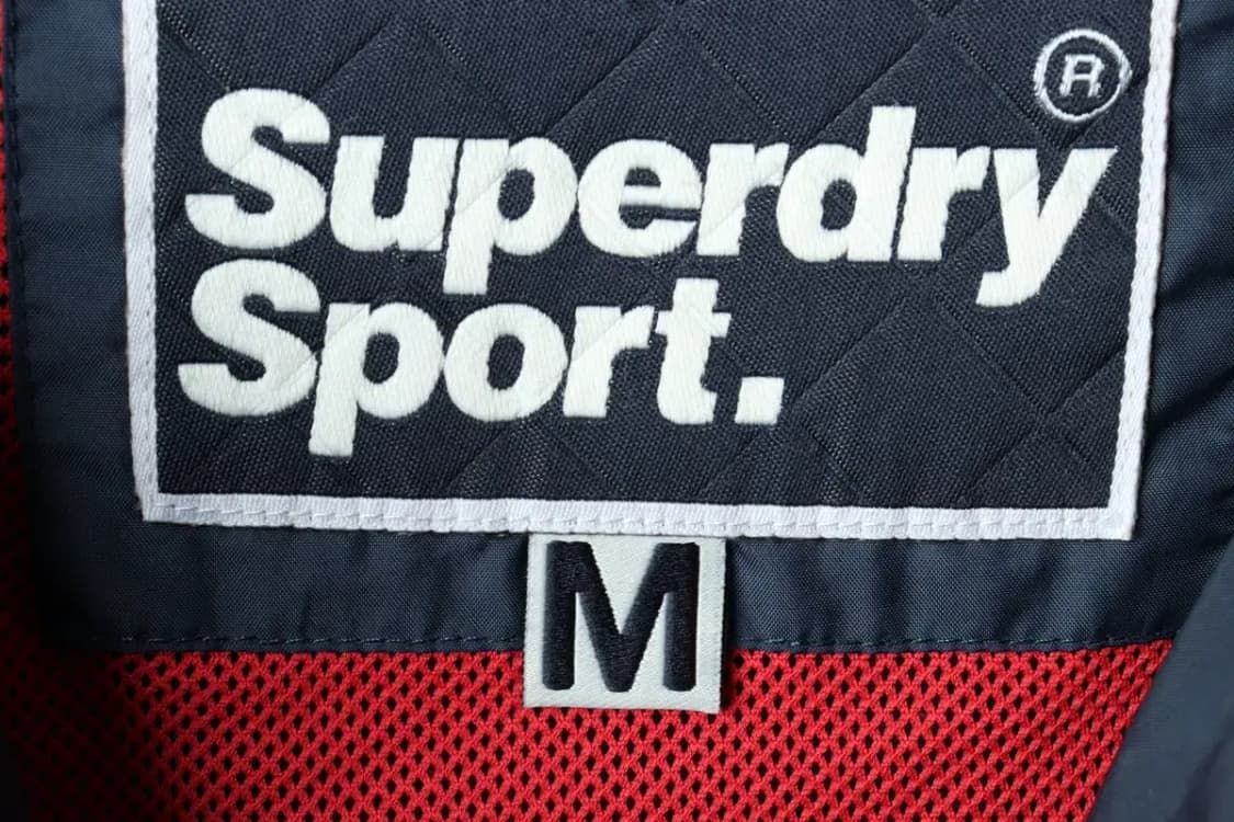 (M-L) 슈퍼드라이 집업 바람막이 점퍼자켓 블루 올드스쿨-16006 상품이미지6