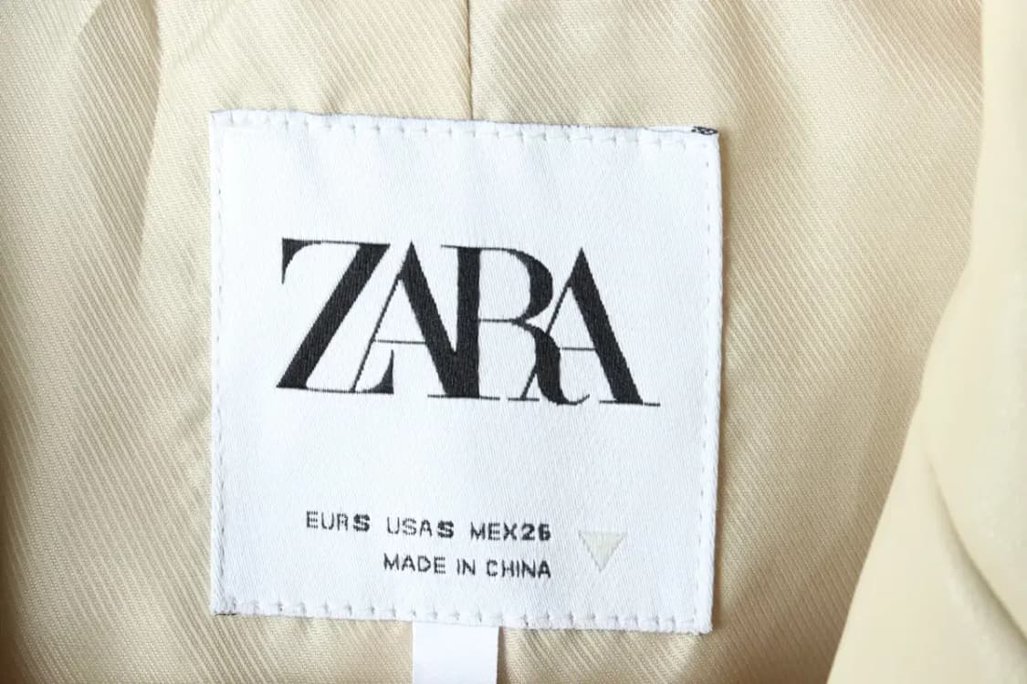 W(S-M) 자라 집업 바람막이 점퍼자켓 레더 아이보리-16007 상품이미지5