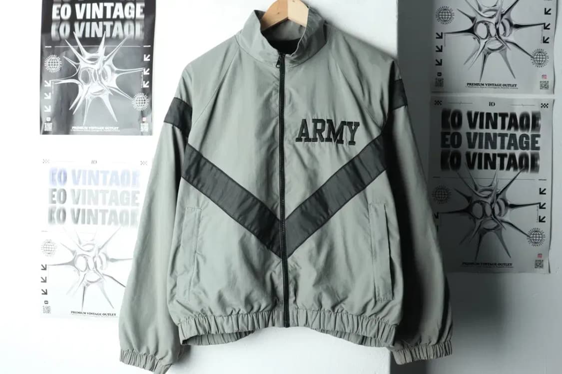 (S-M) 브랜드빈티지 집업 바람막이 점퍼자켓 수선 미군-16009 상품이미지2