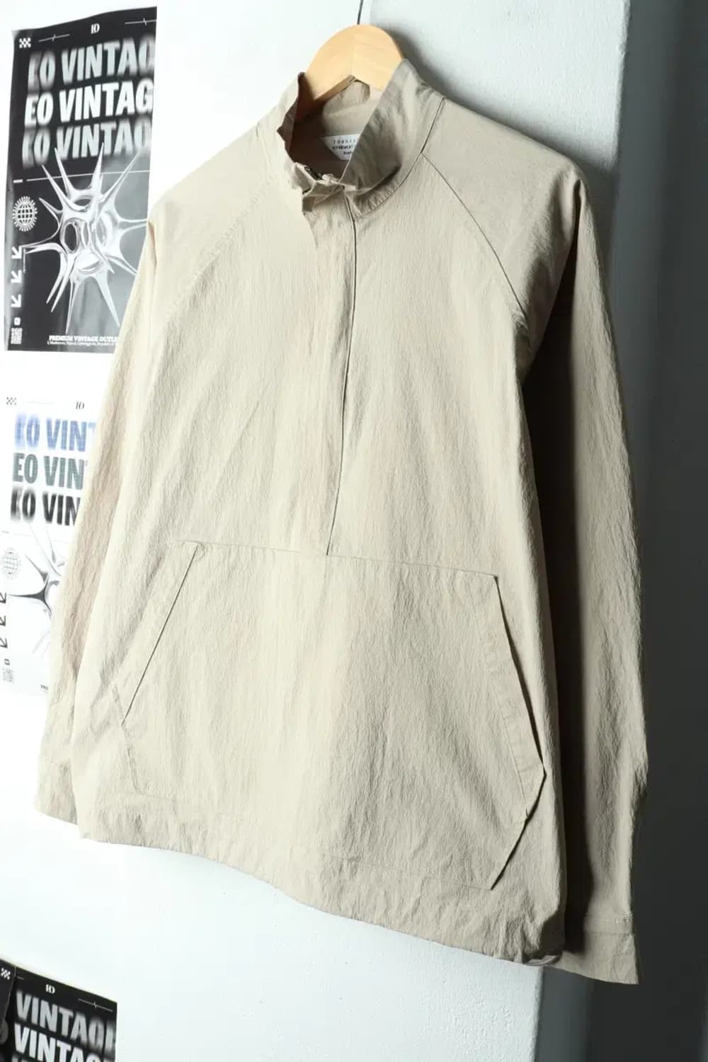 (L-XL) 라퍼지스토어 집업 바람막이 점퍼자켓 아노락 베이지-1600A 상품이미지1