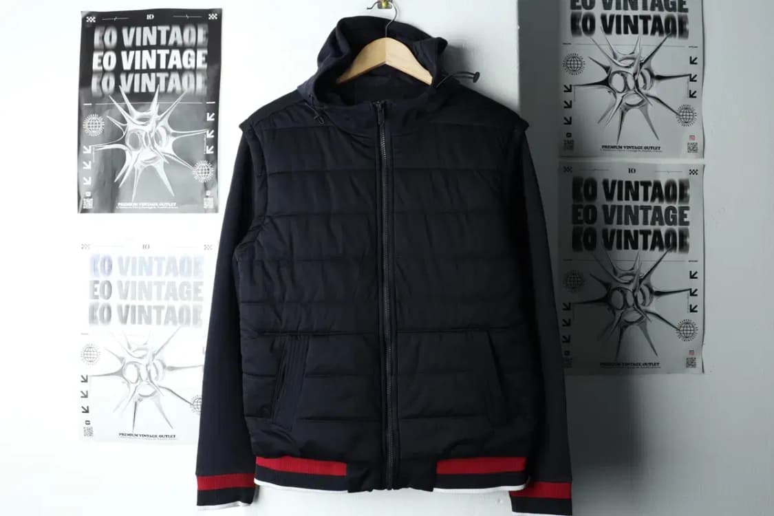 (L-XL) 자라 집업 바람막이 점퍼자켓 패디드 네이비-1600D 상품이미지2