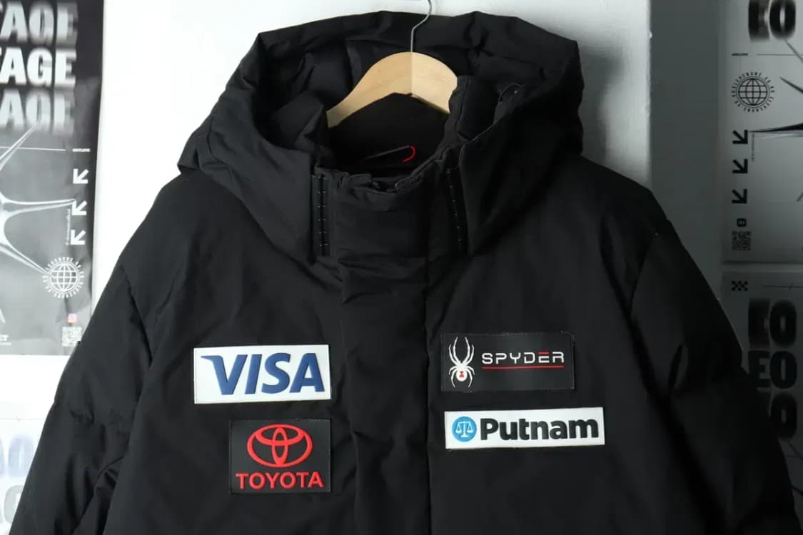 (L-XL) 스파이더 패딩 점퍼자켓 스키팀 롱 한정판 오리털-15F52 상품이미지4