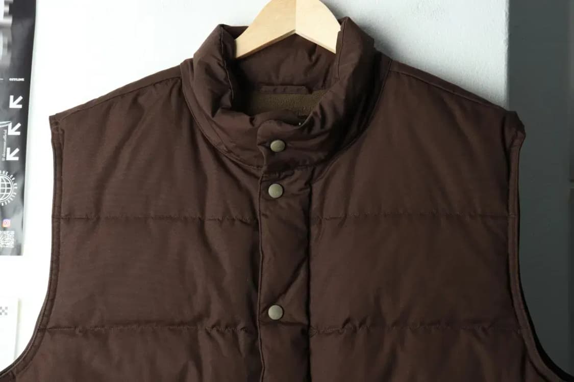 (L-XL) 카벨라스 패딩 점퍼자켓 조끼 브라운 아메카지-15F53 상품이미지3