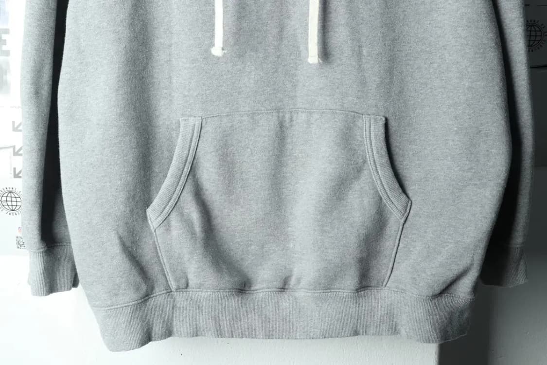 W(F) 스튜디오 톰보이 후드티셔츠 반집업 그레이 기모-15F55 상품이미지4