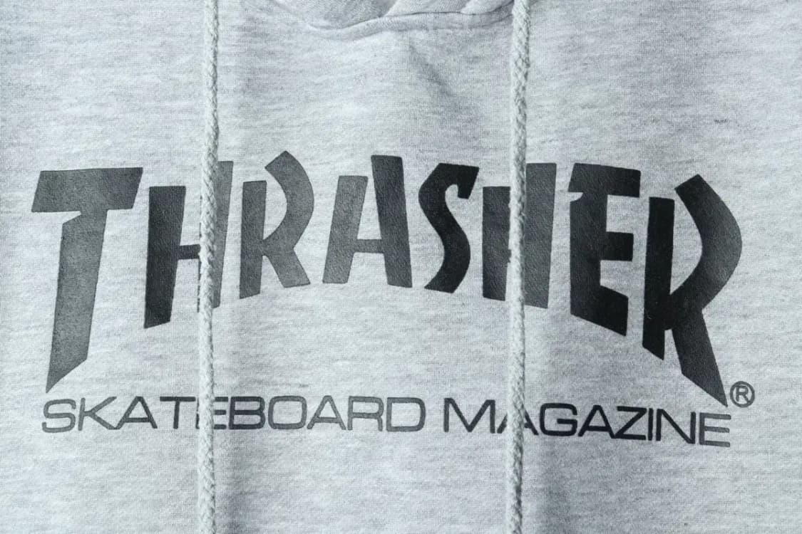 (XL) 트레셔 후드티셔츠 작은오염 빅로고 올드스쿨 기모-15F56 상품이미지5