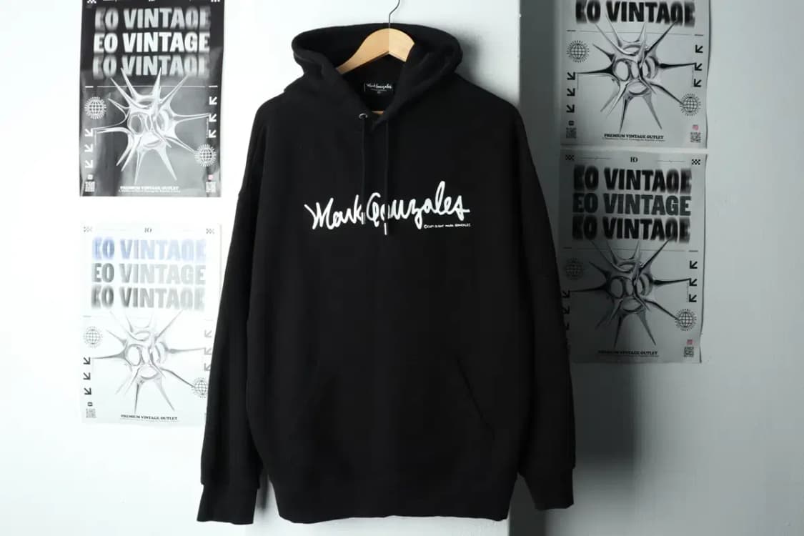 (L-XL) 마크곤잘레스 후드티셔츠 레터링 블랙 올드스쿨-15F5C 상품이미지2