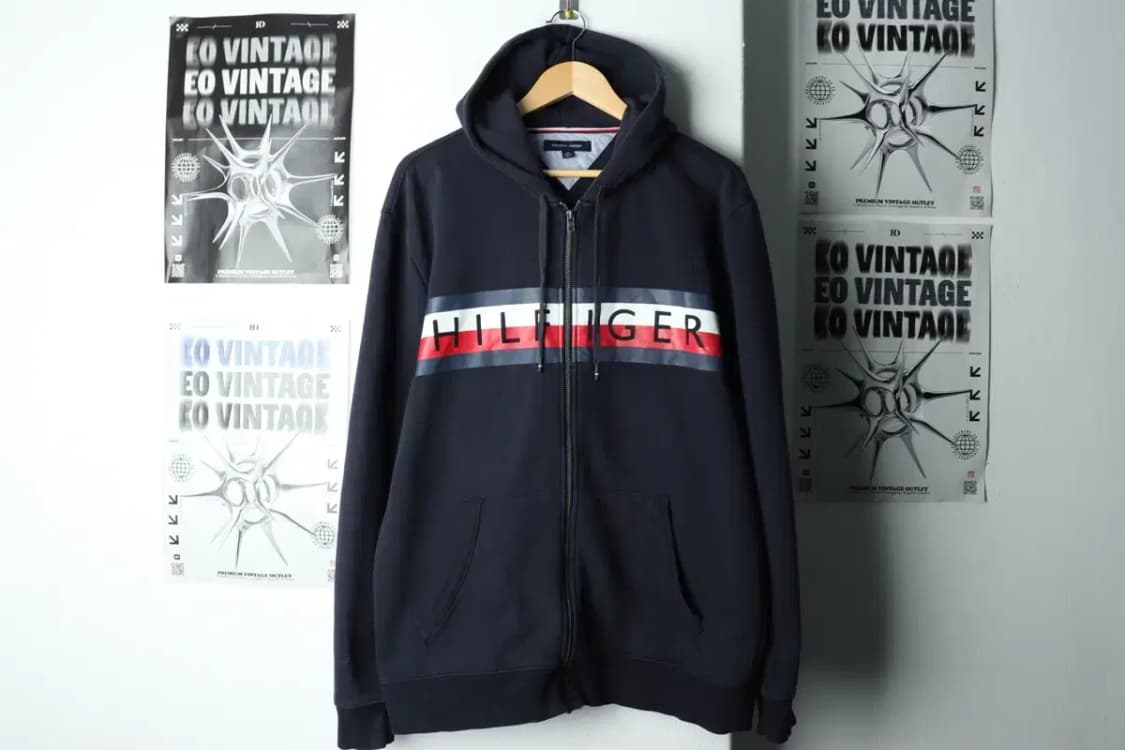 (XL-2XL) 타미힐피거 후드집업 빅사이즈 빅로고 기모-15F5F 상품이미지2