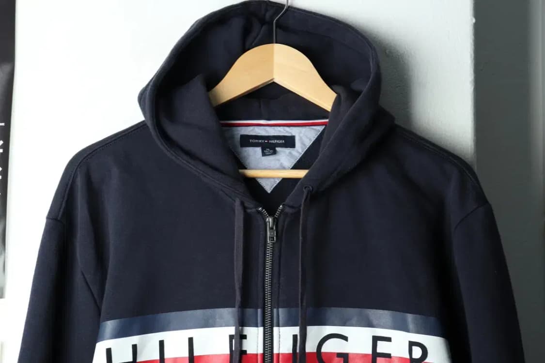 (XL-2XL) 타미힐피거 후드집업 빅사이즈 빅로고 기모-15F5F 상품이미지3