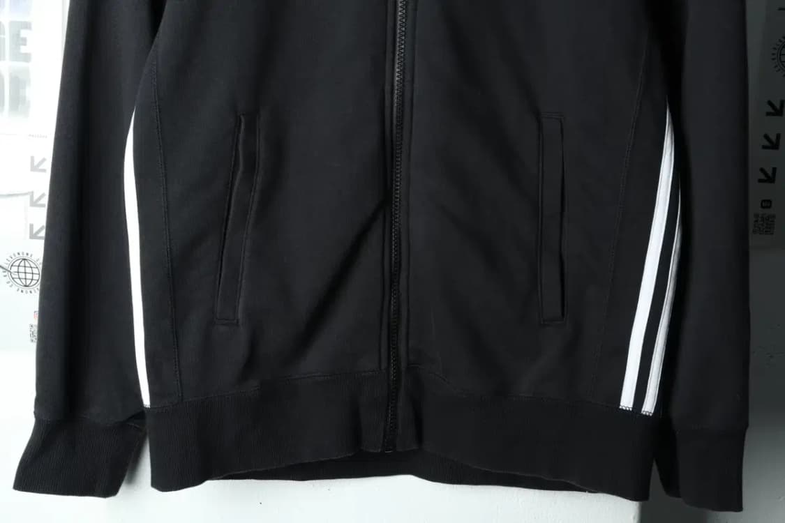 (L-XL) 아디다스 후드집업 블랙 삼선 올드스쿨-15F60 상품이미지4