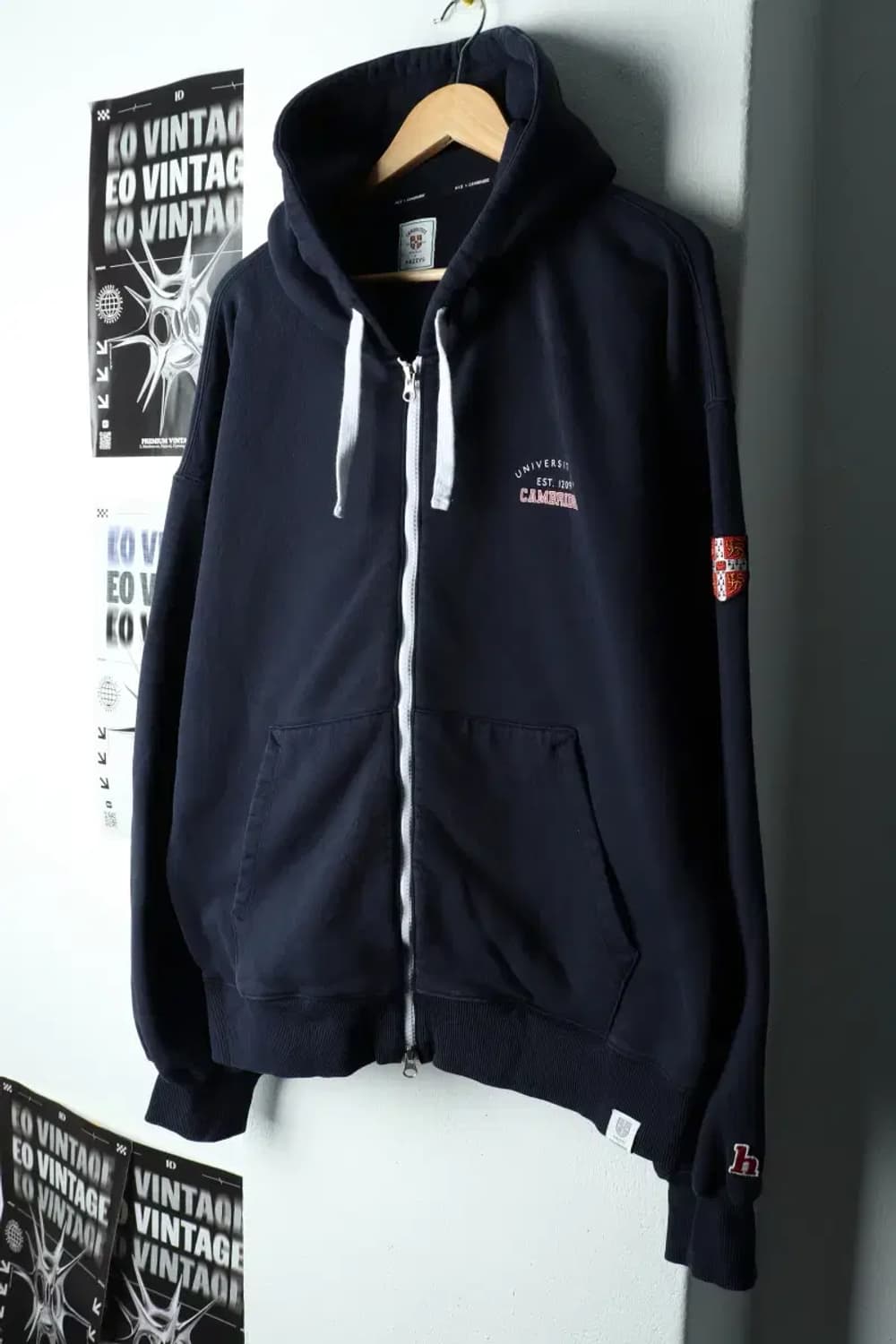 (L-XL) 헤지스 후드집업 매물 희귀 대장 캠브리지 투웨이-15F61 상품이미지1