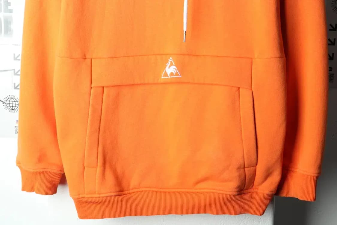(M-L) 르꼬끄 후드티셔츠 기모 오렌지 아노락-15F62 상품이미지5