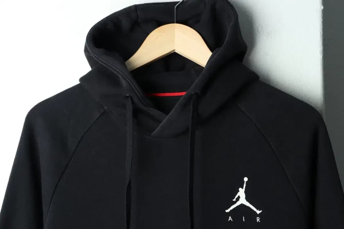 (M-L) 조던 후드티셔츠 블랙 기모 올드스쿨-15F63 상품이미지3