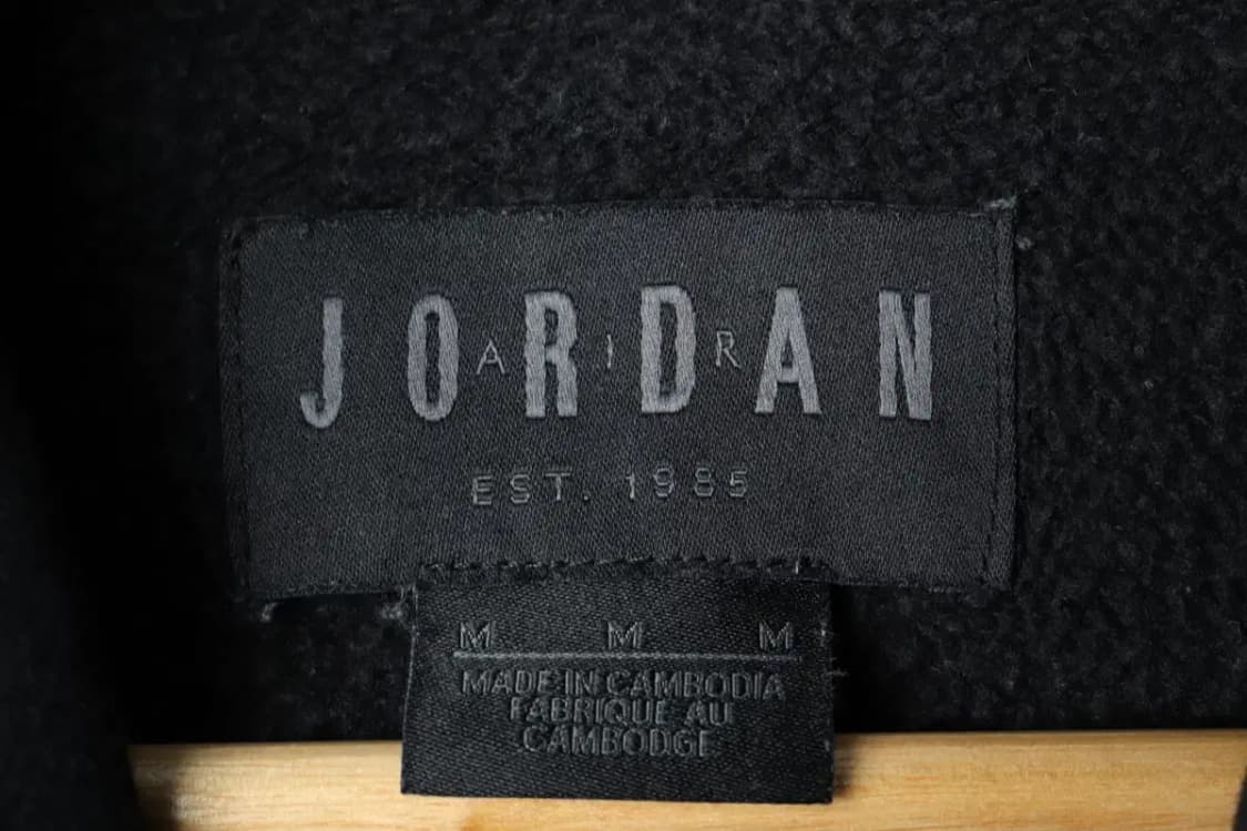 (M-L) 조던 후드티셔츠 블랙 기모 올드스쿨-15F63 상품이미지6