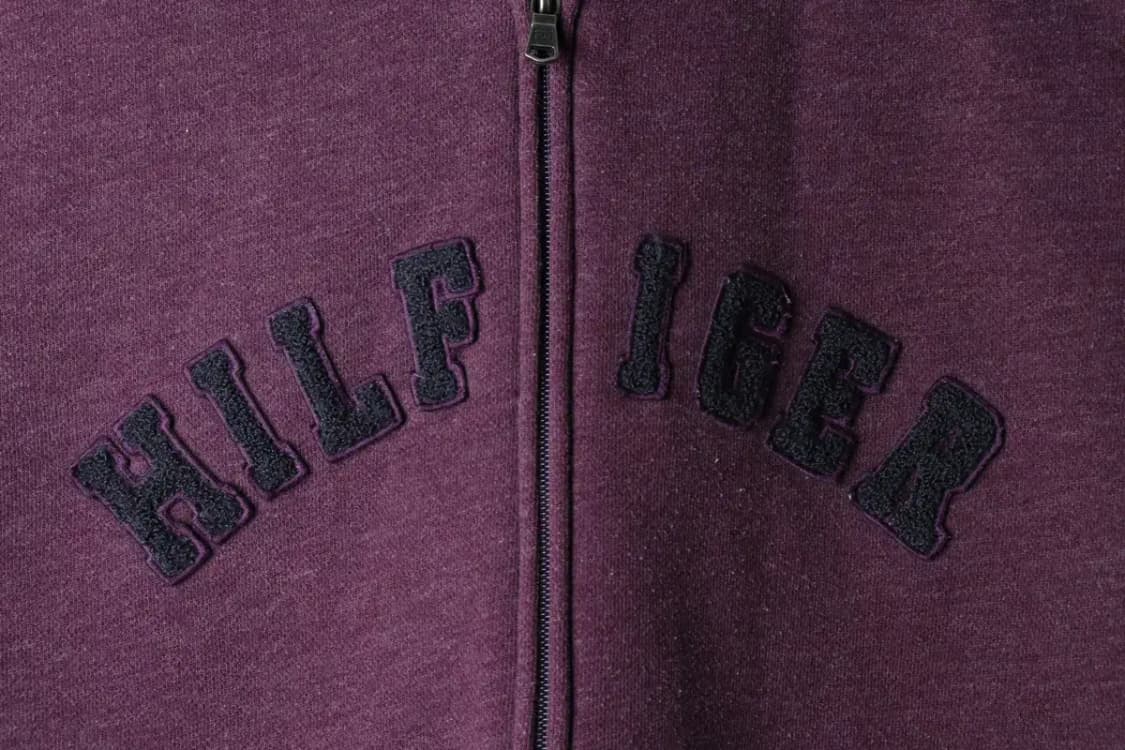W(L) 타미힐피거 후드집업 퍼플 기모 포도맛-15F64 상품이미지5