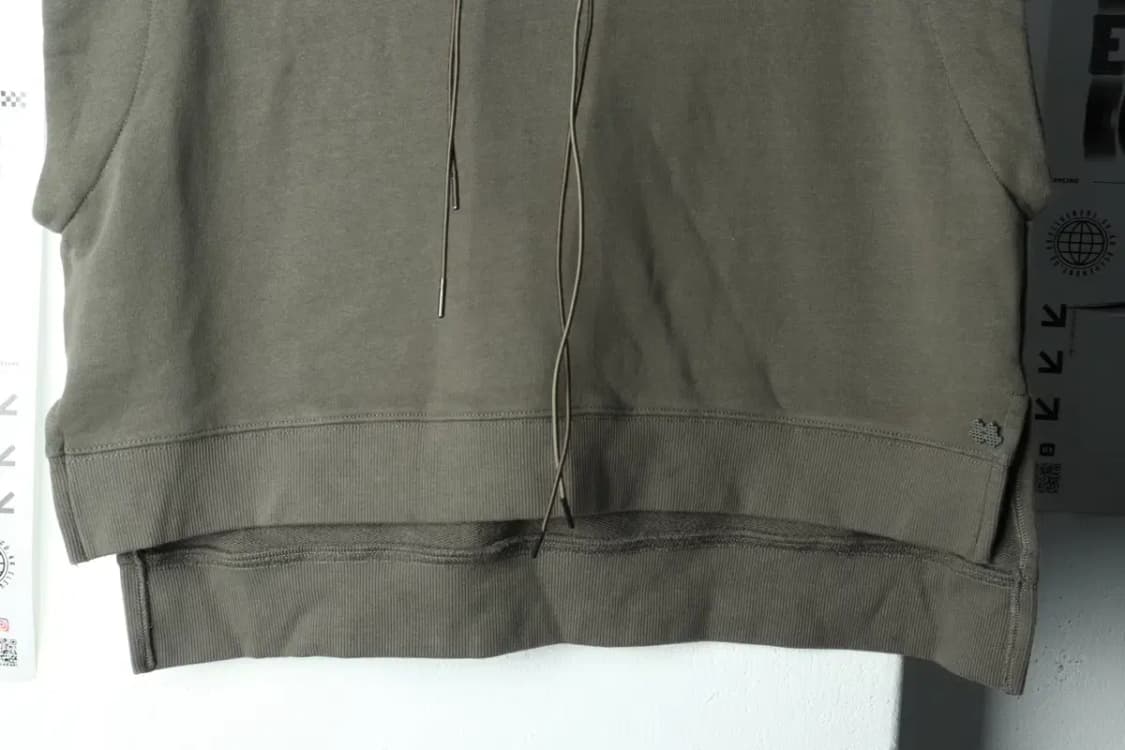 W(L) 브랜드빈티지 후드티셔츠 쿠즈텡 민소매 카키-15F68 상품이미지4