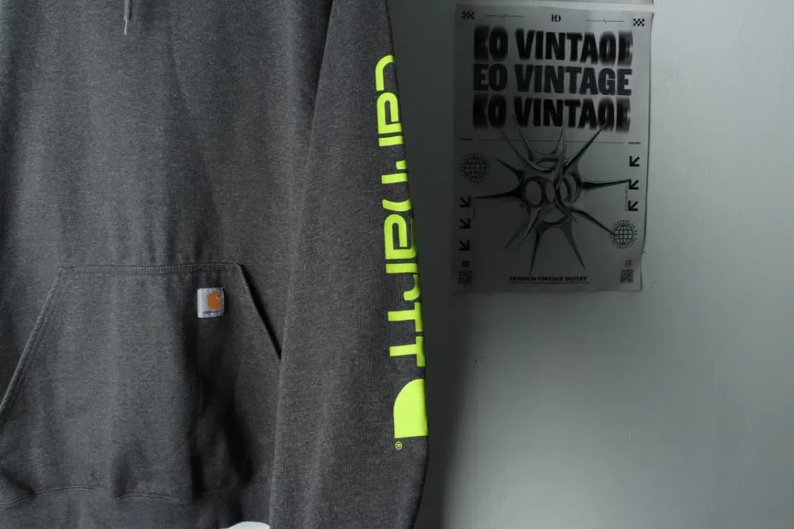 (L-XL) 칼하트 후드티셔츠 레터링 차콜 기모-15F6C 상품이미지6