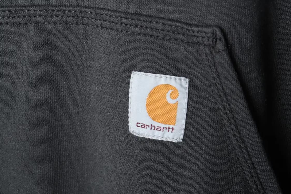 (L-XL) 칼하트 후드티셔츠 스트릿 블랙 기모 잘익음 보더-15F6E 상품이미지5