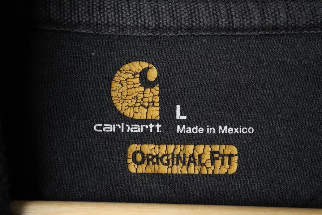 (L-XL) 칼하트 후드티셔츠 스트릿 블랙 기모 잘익음 보더-15F6E 상품이미지6