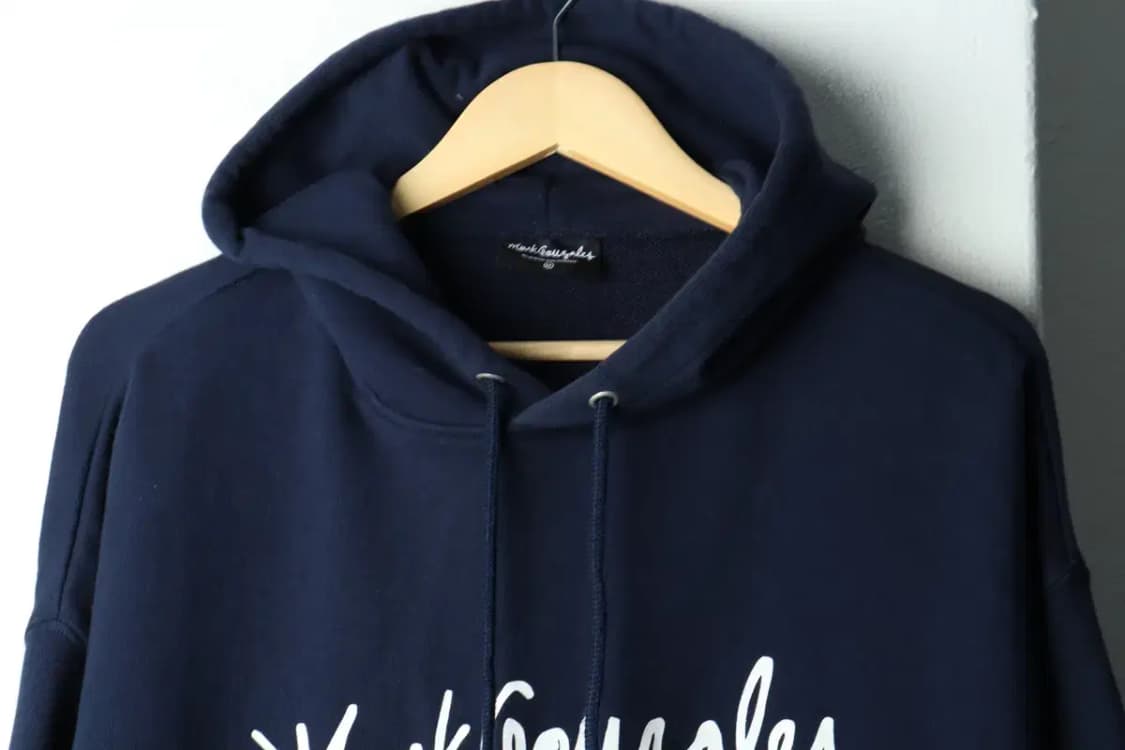 (M-L) 마크곤잘레스 후드티셔츠 빅로고 네이비 올드스쿨-15F70 상품이미지3