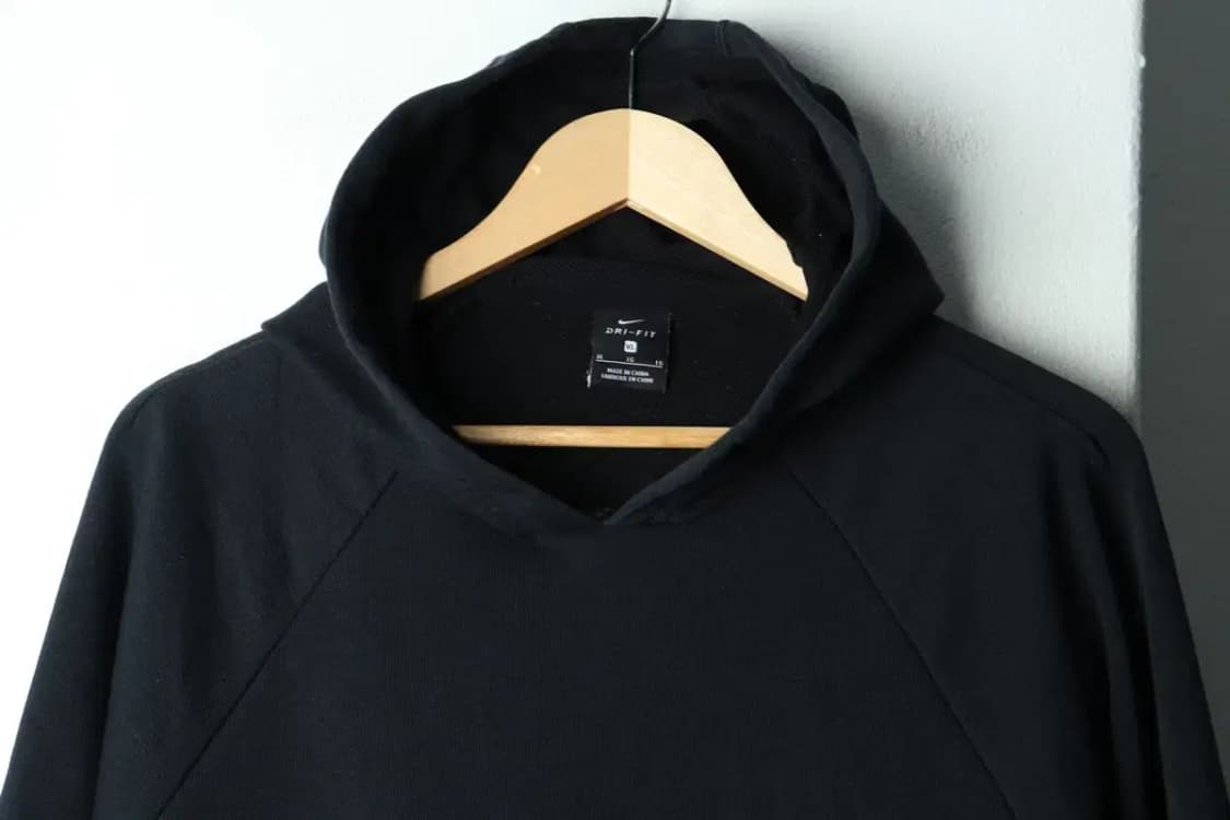 W(XL) 나이키 후드티셔츠 블랙 무지 사이드절개-15F71 상품이미지3