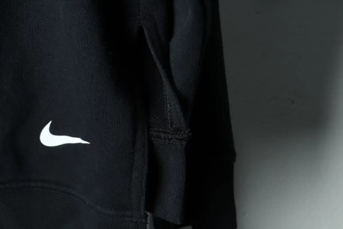 W(XL) 나이키 후드티셔츠 블랙 무지 사이드절개-15F71 상품이미지6