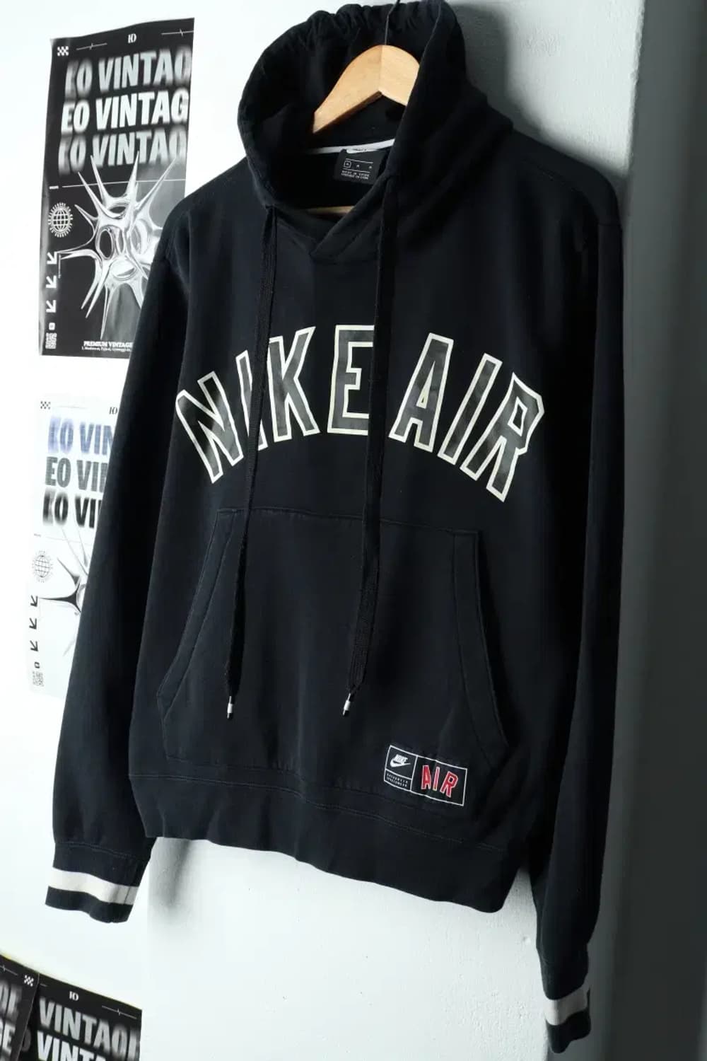 (M-L) 나이키 후드티셔츠 에어 기모 블랙 희귀매물-15F72 상품이미지1