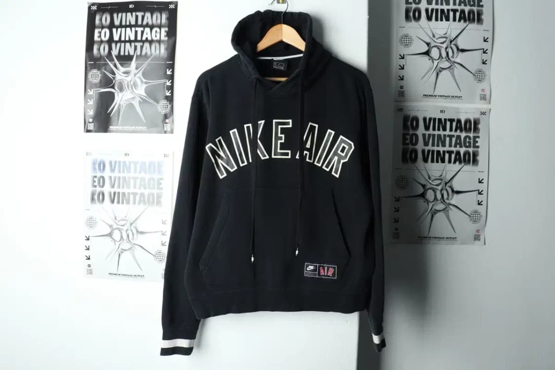 (M-L) 나이키 후드티셔츠 에어 기모 블랙 희귀매물-15F72 상품이미지2