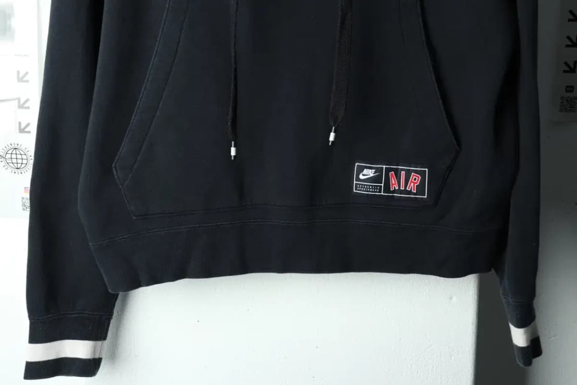 (M-L) 나이키 후드티셔츠 에어 기모 블랙 희귀매물-15F72 상품이미지4