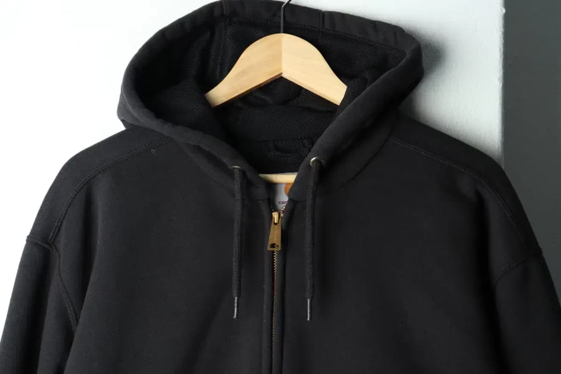 (L-3XL) 칼하트 후드집업 블랙 헤비 방수 잘익음-15F73 상품이미지3