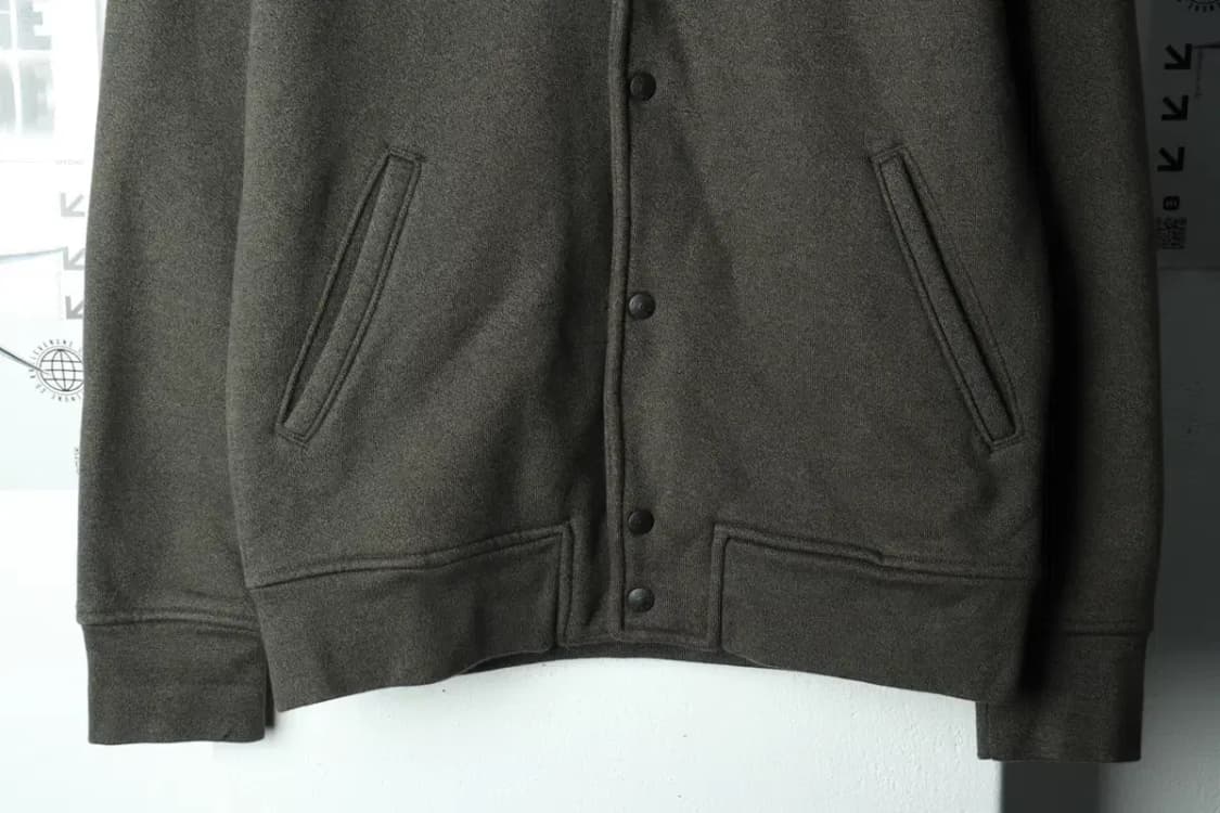 (M-L) 리바이스 집업 바람막이 점퍼자켓 그린 봄버 빅자수-15F7A 상품이미지4