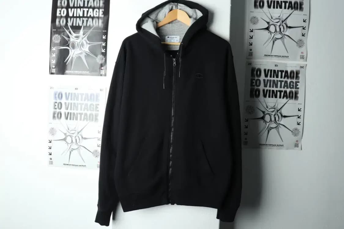 (2XL) 챔피온 후드집업 빅사이즈 블랙 기모-15F7C 상품이미지2