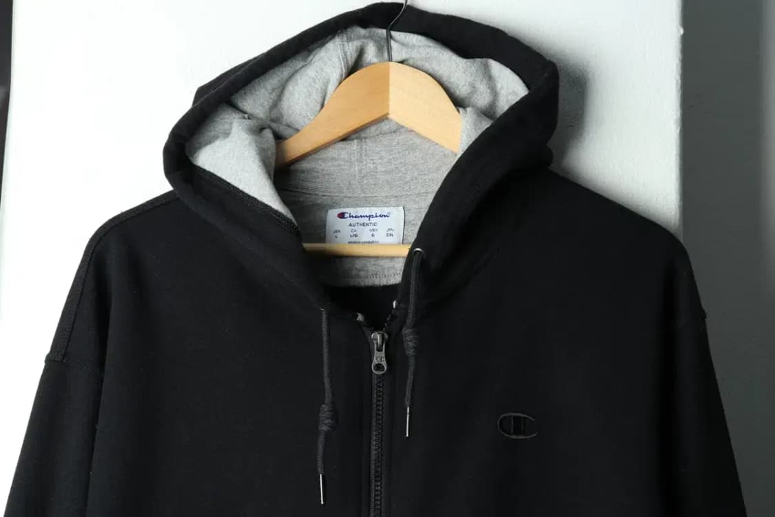 (2XL) 챔피온 후드집업 빅사이즈 블랙 기모-15F7C 상품이미지3