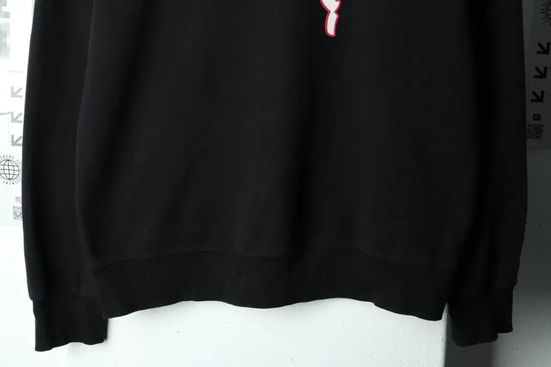 (S-M) 퓨마 맨투맨 티셔츠 시즌 빅로고 블랙 한정판 희귀-15F7D 상품이미지4