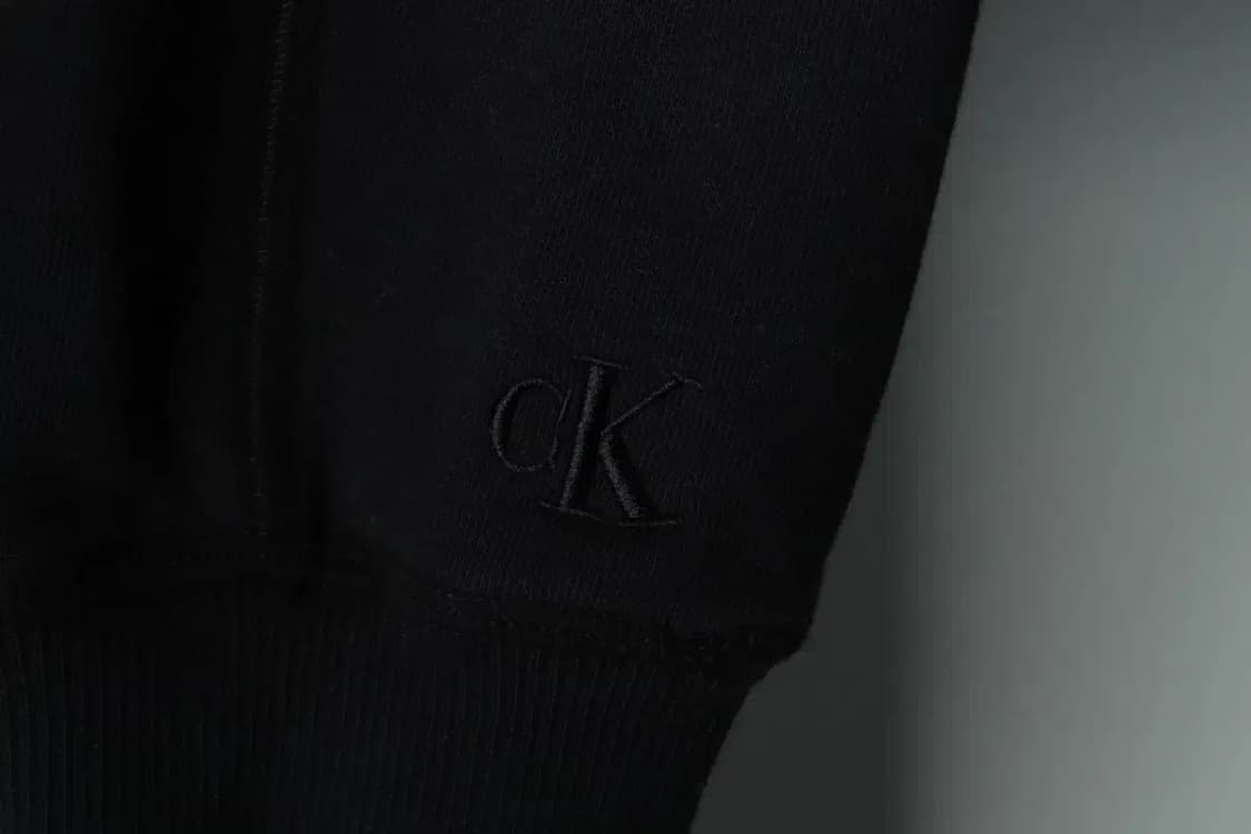 (M) 캘빈클라인 맨투맨 티셔츠 로고 블랙-15F7E 상품이미지6