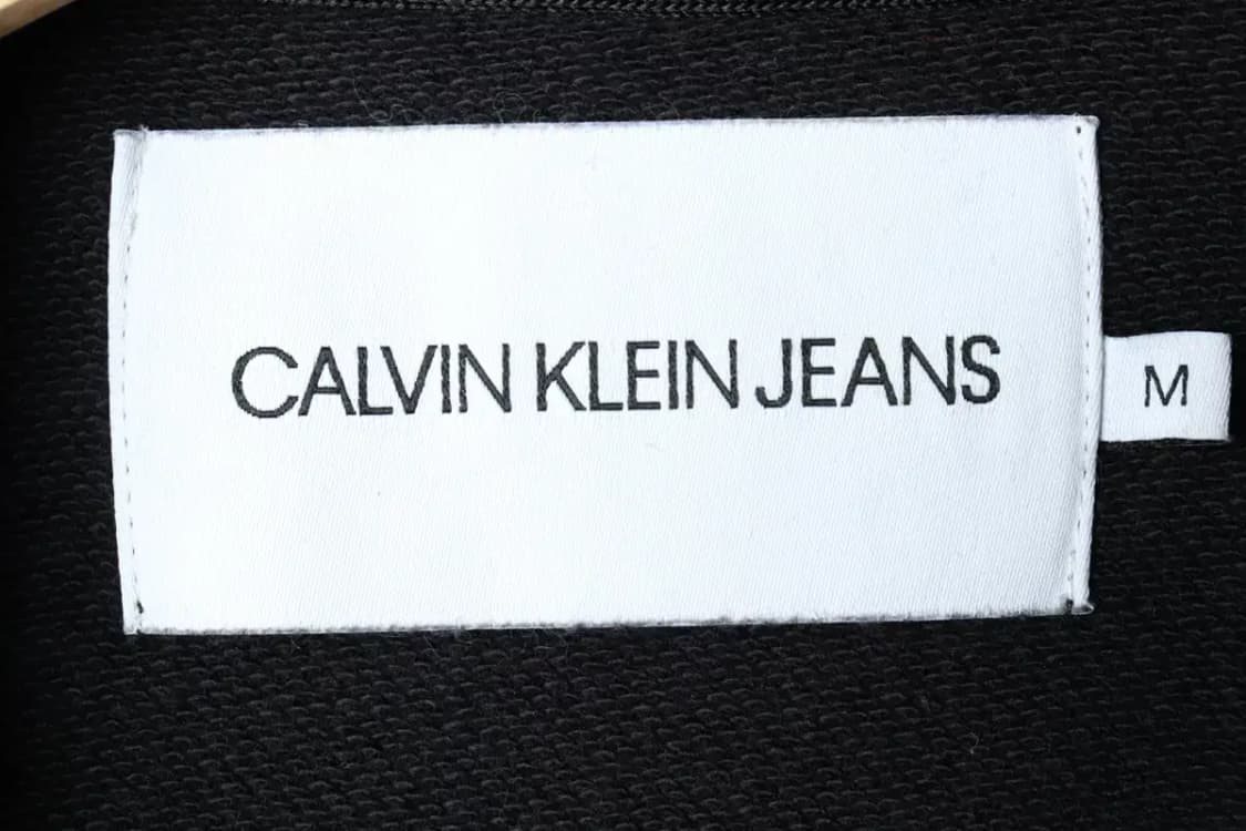 (M) 캘빈클라인 맨투맨 티셔츠 로고 블랙-15F7E 상품이미지7