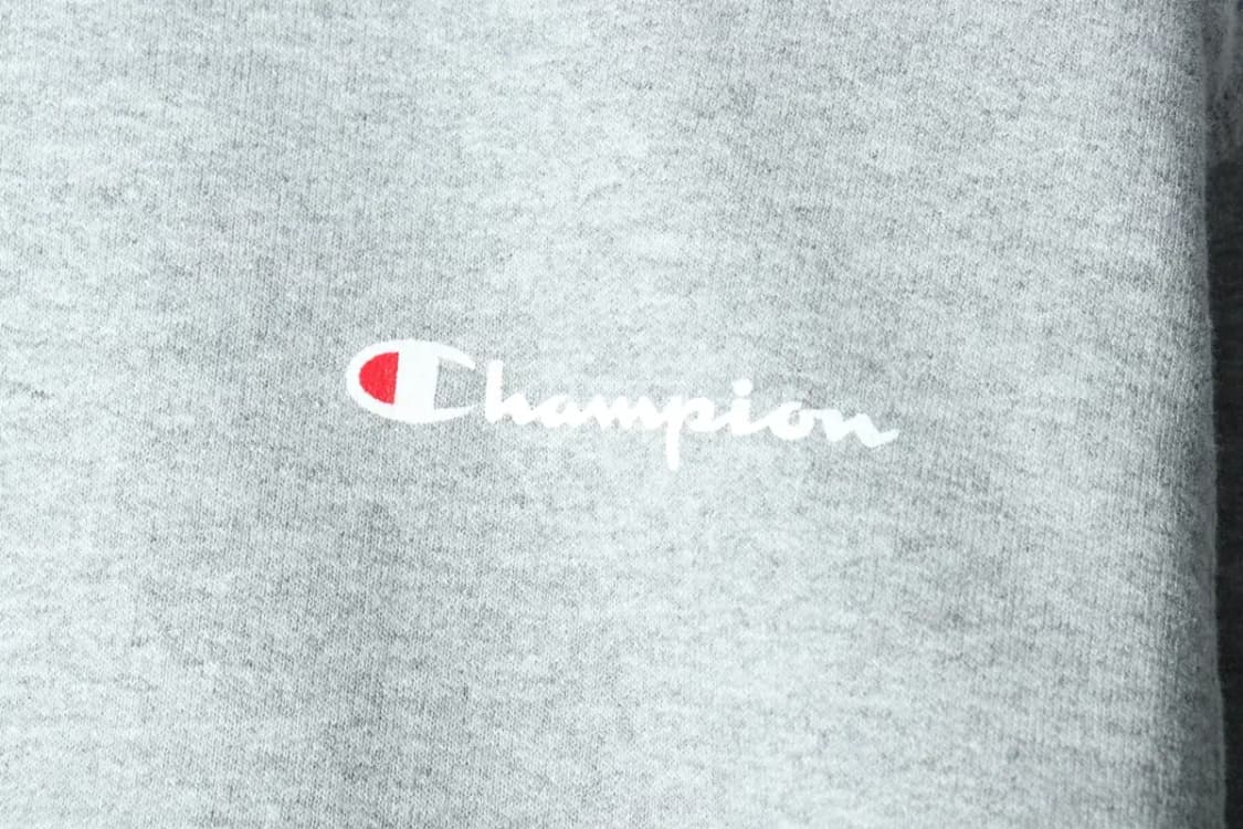 (S-M) 챔피온 맨투맨 티셔츠 그레이 기모 기본-15F7F 상품이미지5