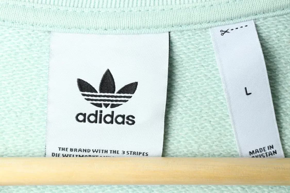 (L-XL) 아디다스 맨투맨 티셔츠 불꽃 빅로고 민트-15F82 상품이미지6