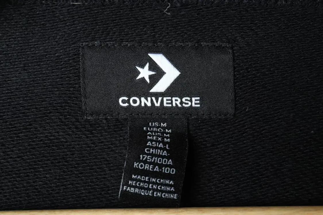 (L-XL) 컨버스 맨투맨 티셔츠 데님포켓 블랙 한정판 희귀-15F83 상품이미지6