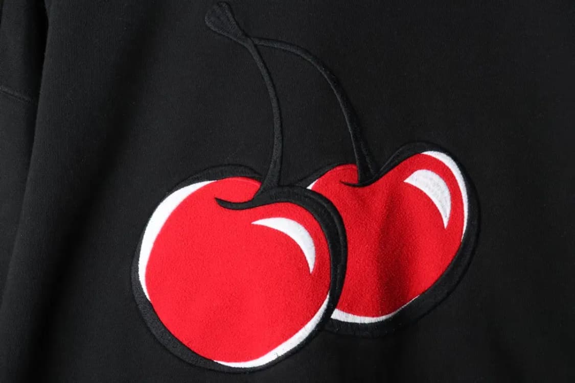 W(S-M) 키르시 맨투맨 티셔츠 빅로고 블랙 키치 기모-15F84 상품이미지5